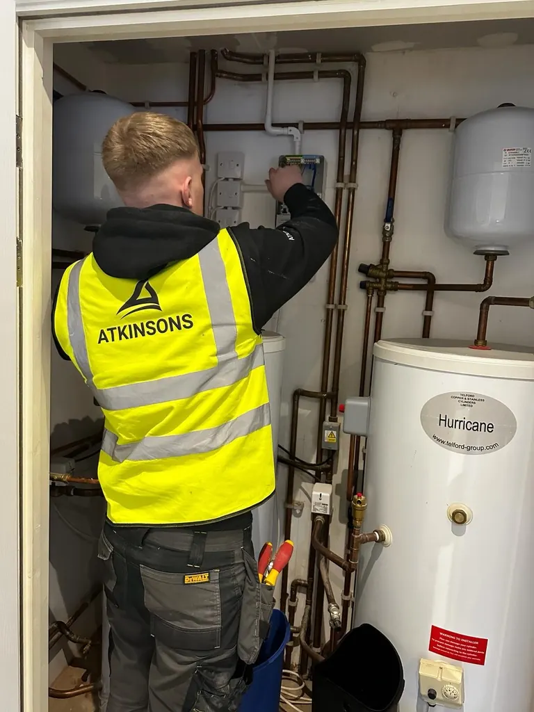 ATKINSONS groundworker installing drainage