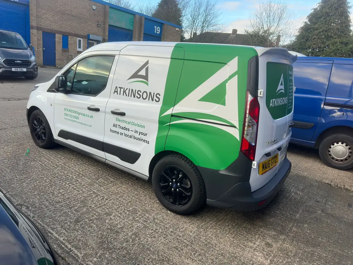 ATKINSONS Electrical Division van in full livery